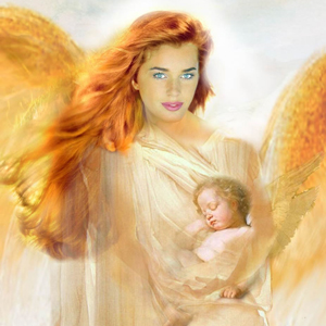 Stort bilde av synske Irene Sunshine