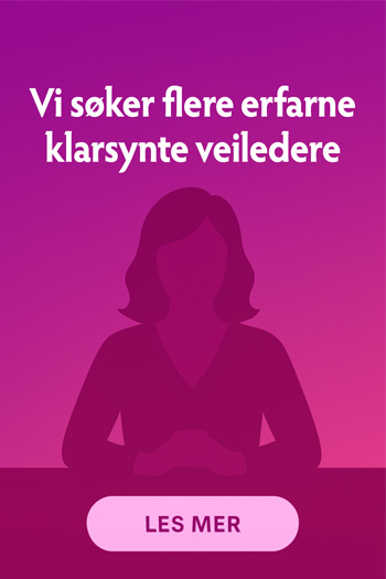Vi søker flere erfarne klarsynte veiledere